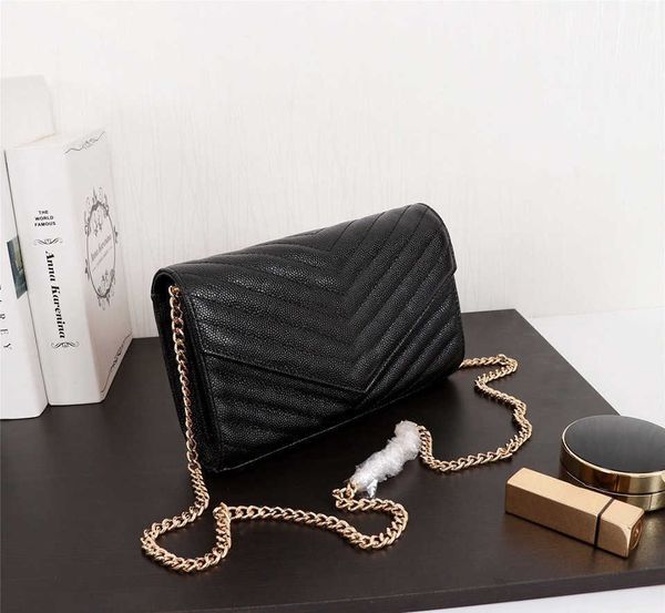 

designer fashion bags with dust bag cowhide sheepskin caviar metal chain silver tote bag leather flap messenger
