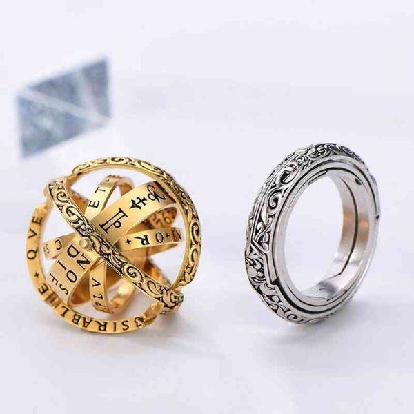 

rings astronomical ball ring german simple 16th century inverted ball bracelet, Golden;silver