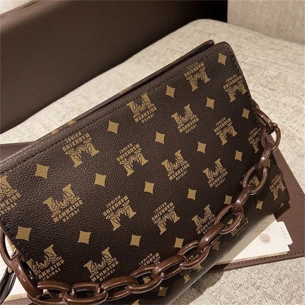 

women new printing fashion single simple chain hand armpit purses outlet online