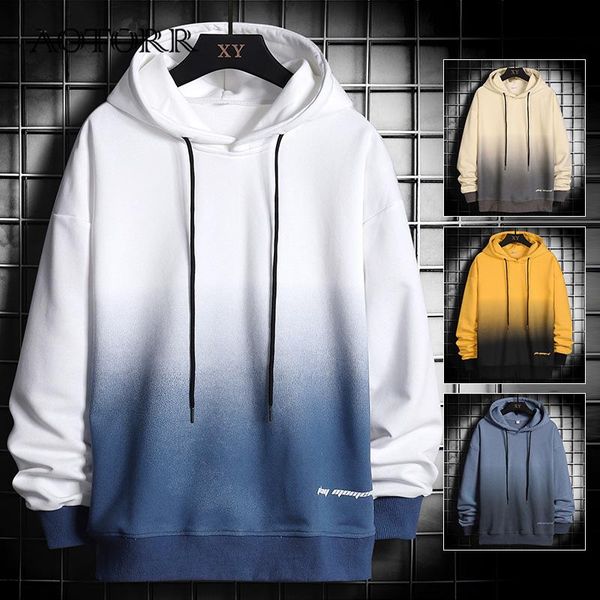 

men's hoodies & sweatshirts men spring autumn hip hop hooded male long sleeve men's pullover sportswear hoody outwearmen's, Black