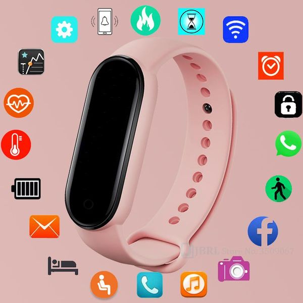 Armbanduhren Sport Smart Digitaluhr Frauen Männer Uhren Anruf Erinnerung Nachricht Push Herzfrequenzmesser Fitness Elektronische ArmbanduhrArmbanduhr