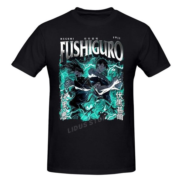 

jujutsu kaisen fushiguro father and son megumi and toji fushiguro t shirt harajuku clothing sweatshirts graphics tshirt tee 20622, White;black