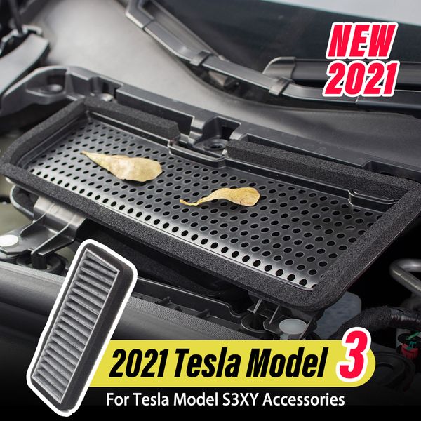 

2021 new model3 car air flow vent cover for tesla model 3 accessories air inlet protective auto filter conditioning cover