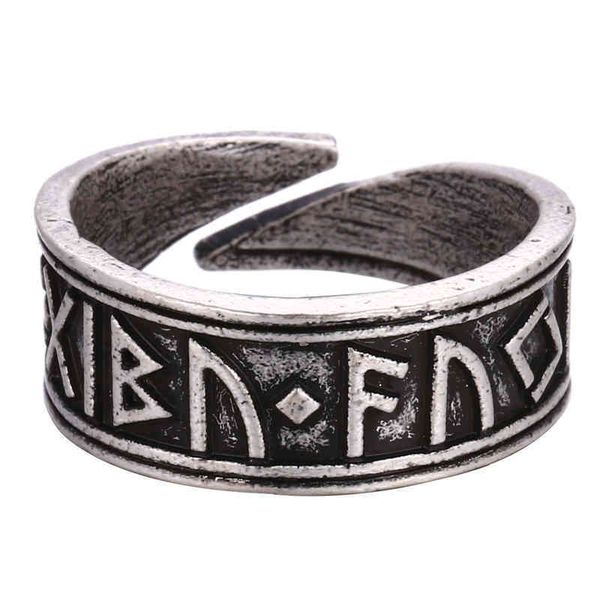 

rings new viking luen letter ring domineering men's jewelry, Silver
