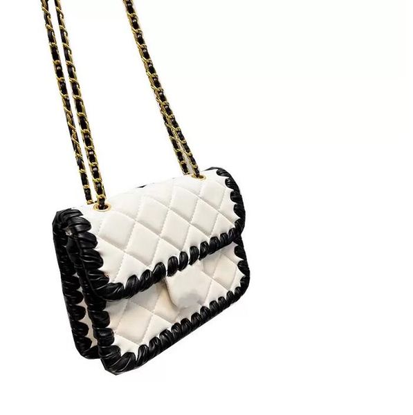 

sw luxury designer womens mini flap weave bags quilted matelasse crossbody shoulder lambskin vanity cosmetic lovely girls fashion trends han