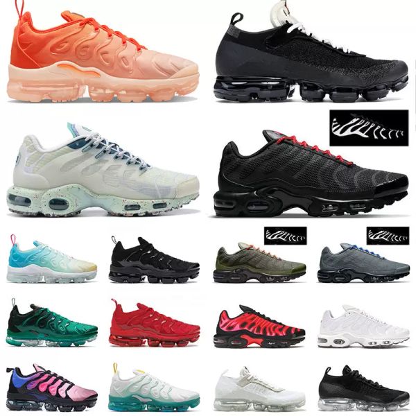

2022 tn plus requin mens womens running shoes tns big size us 13 terrascape reflective black unc fly knit flynit pink designer sports sneake