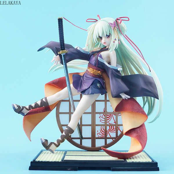 

huiya01 new arrival anime broccoli murasame t2 art pvc action q-six figure collectible model toys doll brinquedos 20cm q0722