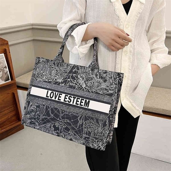

women's tote canvas shopping versatile one fashion clearance outlet sale