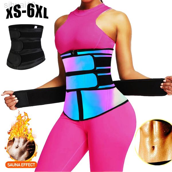 Treinador de cintura de látex Twinso Latex Cincher Shapers Modeling Belt Slimming Tummy Trimmer Shapewear 3 Banda Long Torso Zipper Belts L220802