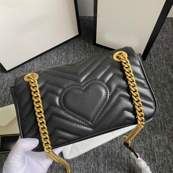 

designer bags classic marmont bags luxury handbag genuine leather bag serial number women fashion cross body totes