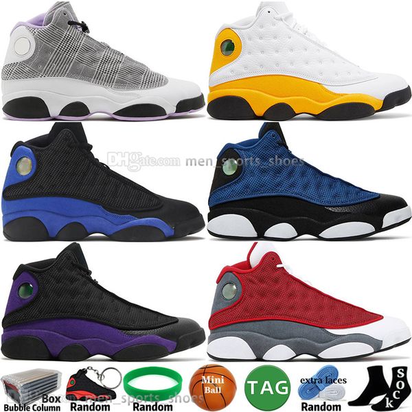 

brave blue red flint bred hyper royal 13 13s mens basketball shoes del sol court purple houndstooth black cat he got game lakers men sports