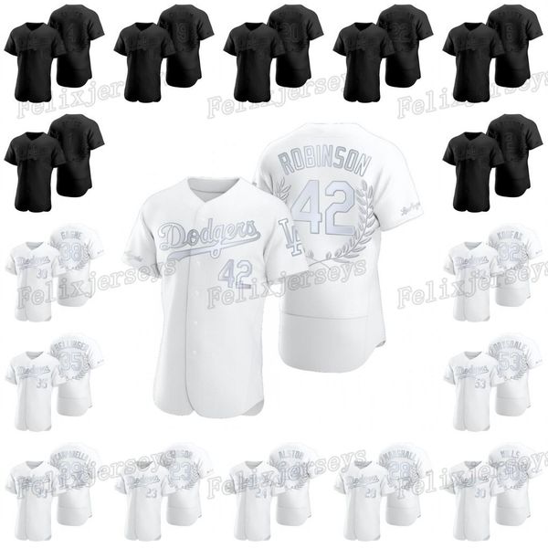 

42 robinson 2020 awards collection black white baseball jersey duke snider steve