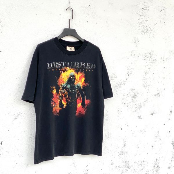 

heavy wash white short sleeve loose dark t-shirt men's plus tees, Black;brown