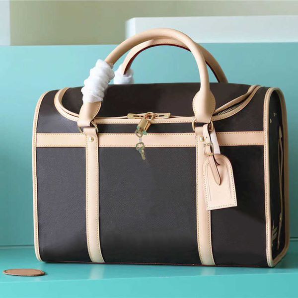 

7a+ oversize duffel bags pet carrier fashiond dog carrier clutch women bag crossbody handbags tote handbag luggages designers wallet genuine