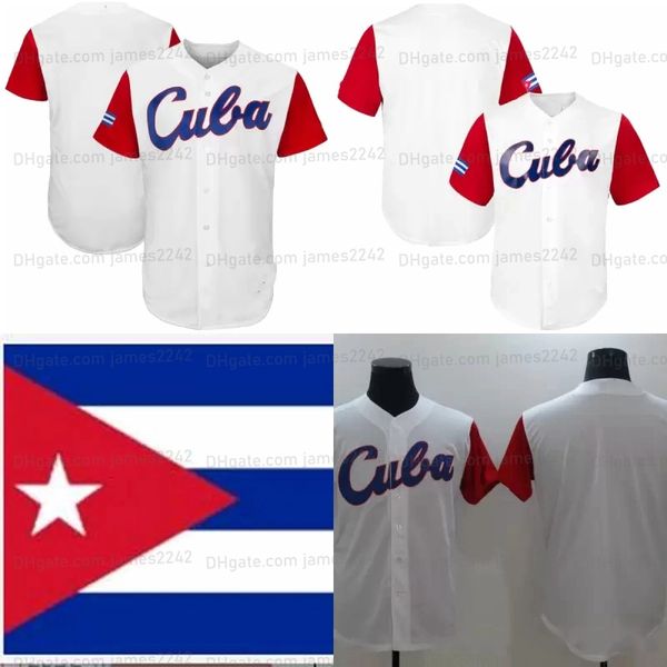 

2017 cuba world baseball jersey classic authentic custom any name number womens mens youth jerseys white, Blue;black
