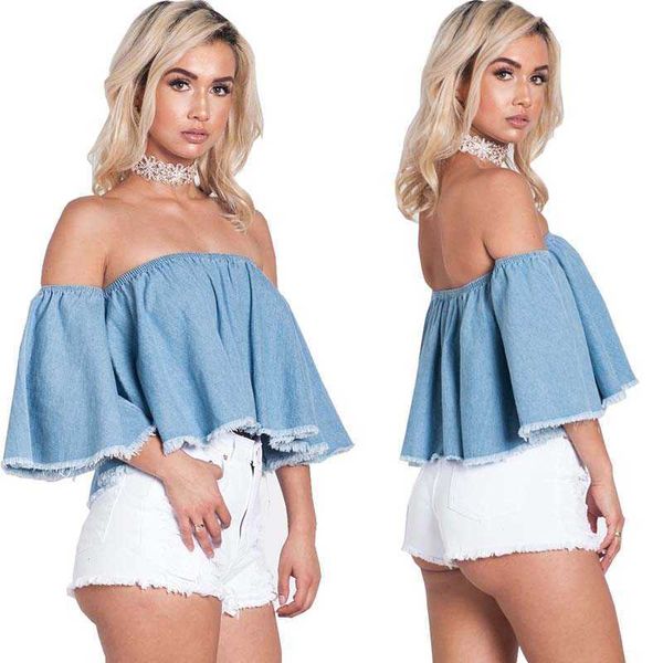 

denim 2020 women short pants mini night clubwear tassel short jeans skinny slim, Blue