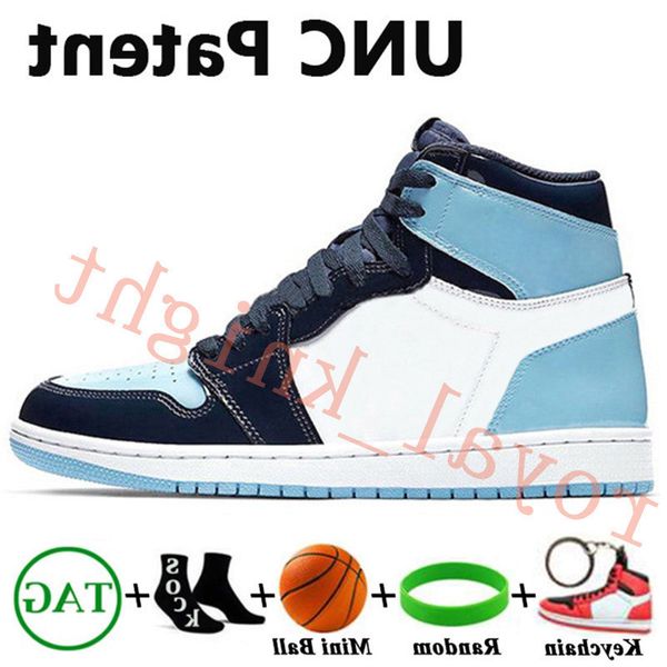 

unc purple patent hyper woman 1 bred patent blue high trainers royal patent blue, Black