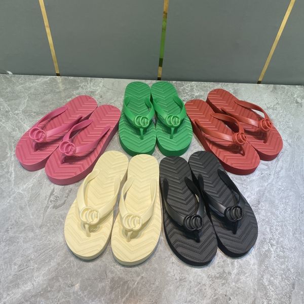 

designer slippers beach shoes flip flops womens beige slides resin black flat sandals summer indoor outdoor low heel women slides with box 3