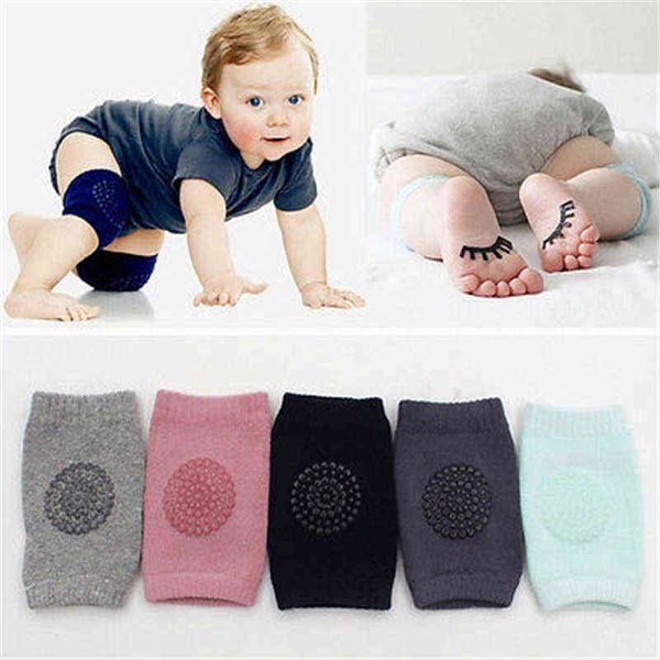 

baby accessories infants leg warmers safety elbow crawling knee breathable warmer protector silica gel dots anti-slip pads l220716, Pink;yellow
