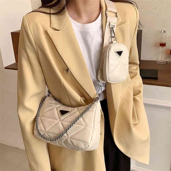 

handbag trendy handbags version autumn versatile ling lattice strap leather diagonal span trendy factory online sales