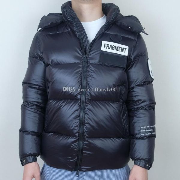 

luxury france mens maya down jacket letter logo knitted designer brand women parkas panel casual coats bomber jackets designers men s clothi, Black