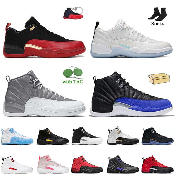 

jumpman 12 men basketball shoes 12s with box stealth hyper royal reverse flu game university gold indigo dark concord sports designer traine