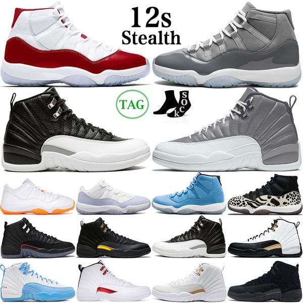 

og mens basketball shoes cherry cool grey hyper royal royalty black taxi stealth playoffs 2022 reverse flu game men women trainers outdoor s
