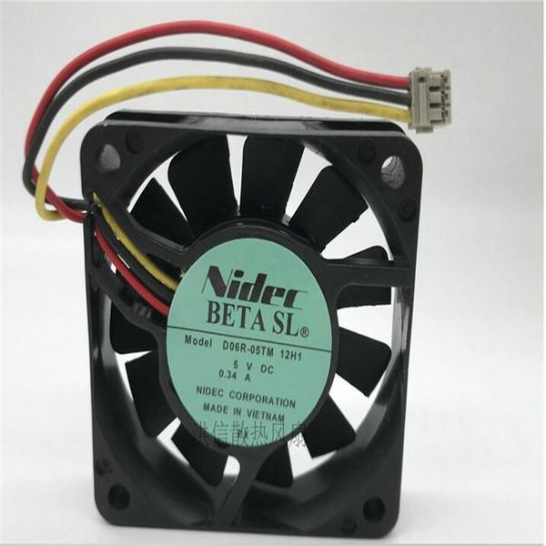 Wholesale вентилятор: оригинальный 6015 5V 0.34A D06R-05TM 12H1 гидравлический 3 линии охлаждающий вентилятор
