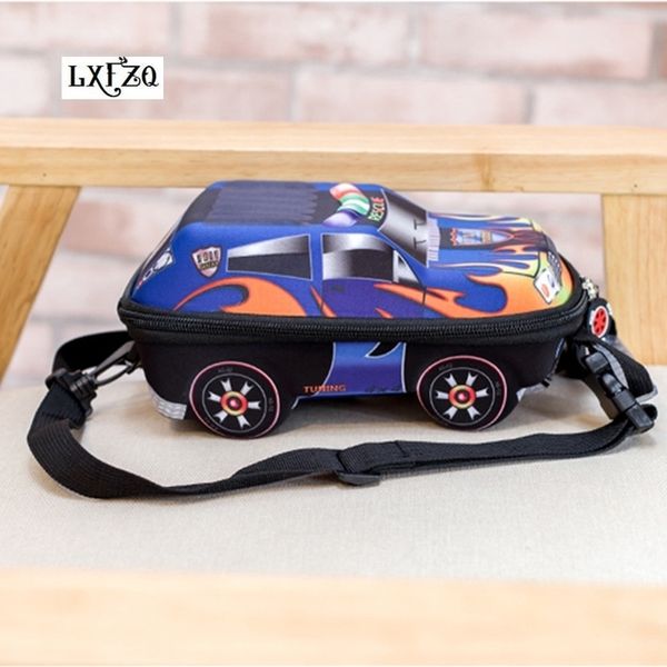 LXFZQ Kinder Schultaschen für Jungen Mochila Escolar Menino 3D-Auto schöne Kleinkind-Kinderrucksäcke Kinderrucksack für Kinder Y200328