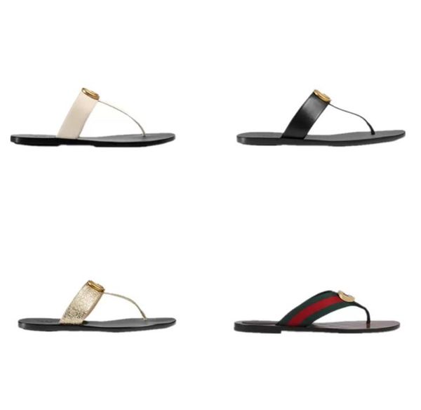 

new designer sandals men slippers gear bottoms flip flops ladies luxury fashion, Black