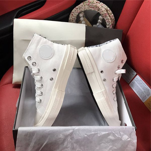 

shoes luxury chuck canvas joint play big eyes high round snack women male designer, Black
