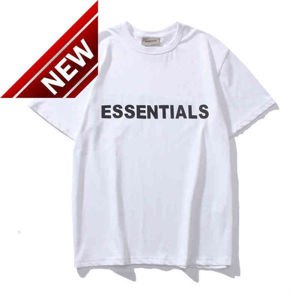 

50% off discount of god essentials popular fear summer fog off shoulder loose cotton short sleeve t-shirt, White;black