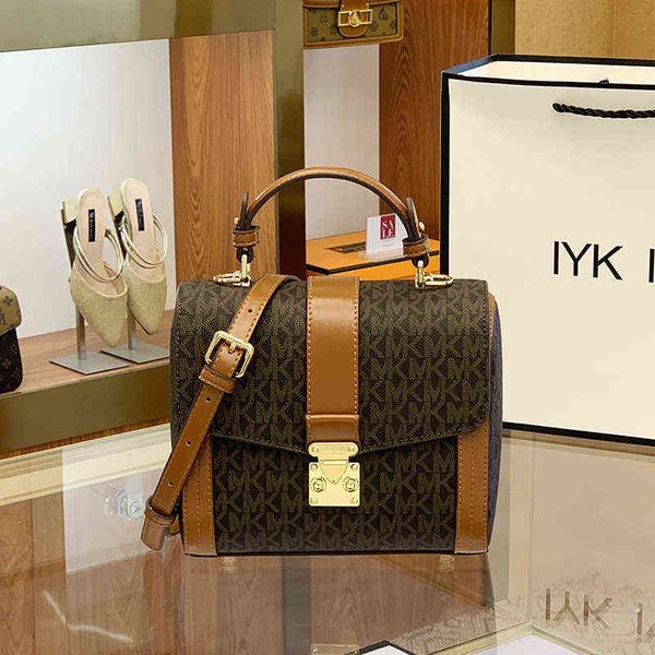 

hong kong mkj women's bag fashion large capacity bucket atmospheric one shoulder portable menger
