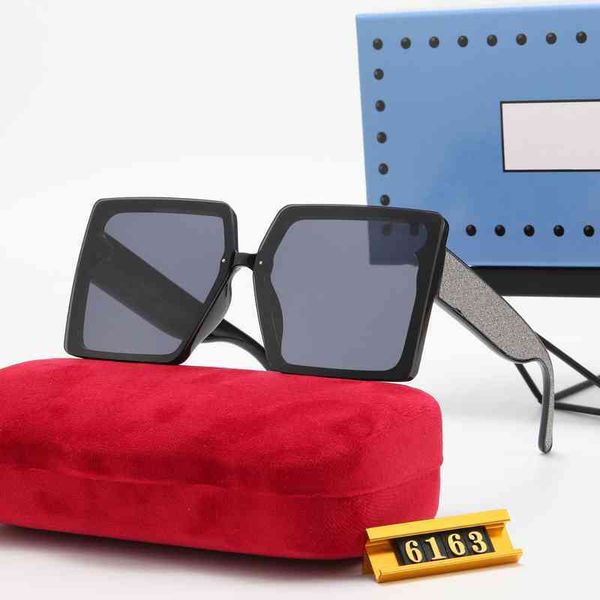 

sunglasses overseas 2022 sunglasses men's and women's street shooting sunglasses travel fashion glasses 6163, White;black