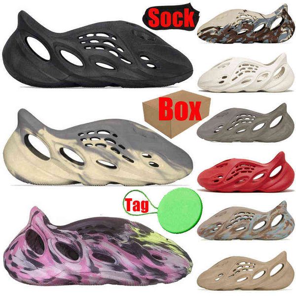 

slippers box with designer sliders slides sandals sandales for mens womens onyx ochre mx carbon moon sand grey stone sage ararat pantoufle, Black