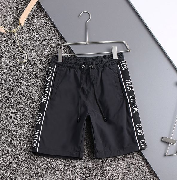 

men's clothing tide brand mens shorts summer sports pants street alphabet print drawstring hip-hop casual beach short pants m-3xl, White;black