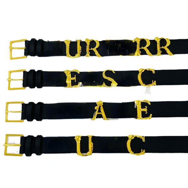 

elling famous brand embossed mobile letter belt classic luxury women's girdle designer fashion versatile decorative coat women's w, Black;brown