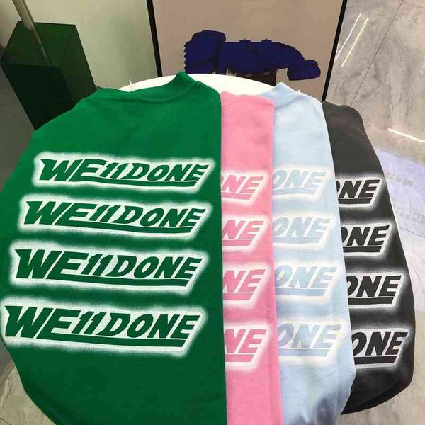 

designer men's t-shirt the correct version of korean chao brand back color bullet screen letter printed men's and women's sho, White;black