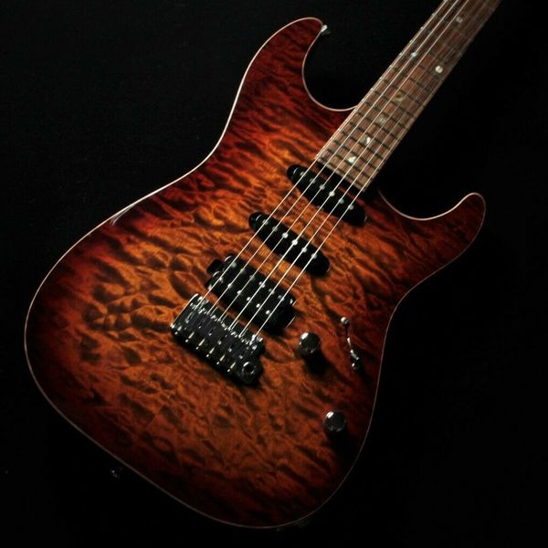 

t's guitars dst-22 roasted f/m #gg5f3 electric guitar