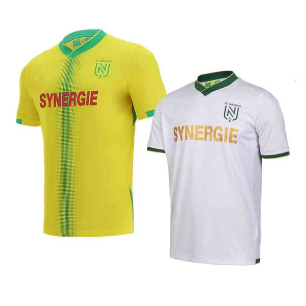 

men's t-shirts 2022 fc nantes jerseys blas simon kolo muani cyprian emond coulibaly augustine chirivella football shirts lift, White;black