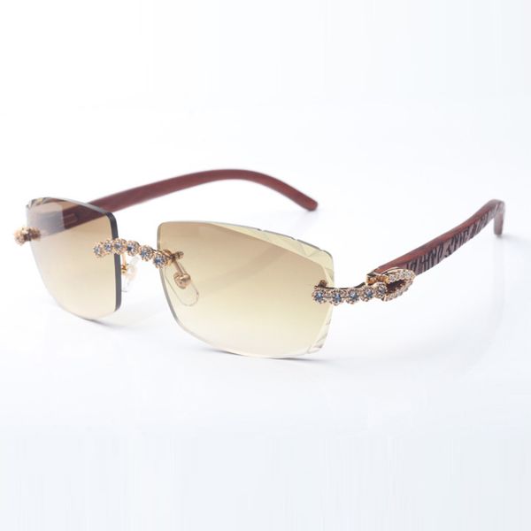 

new bouquet blue diamond sunglasses 3524015 natural hand carved pattern legs and 58mm cut lenses, White;black