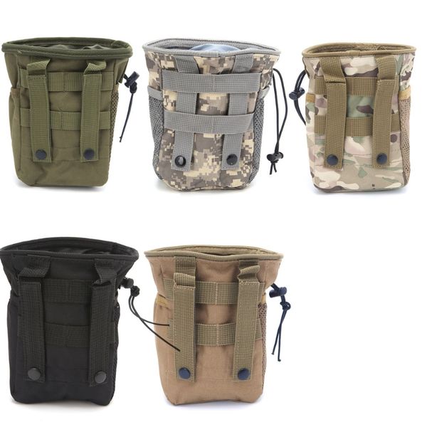 

outdooer utility pouch bag airsoft military molle belt tactical dump drop bag