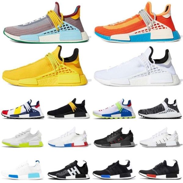 

nmd r1 v2 running shoes pharell williams human race hu eye creme nerd core black white bbc mens womens trainers sports sneakers co251s