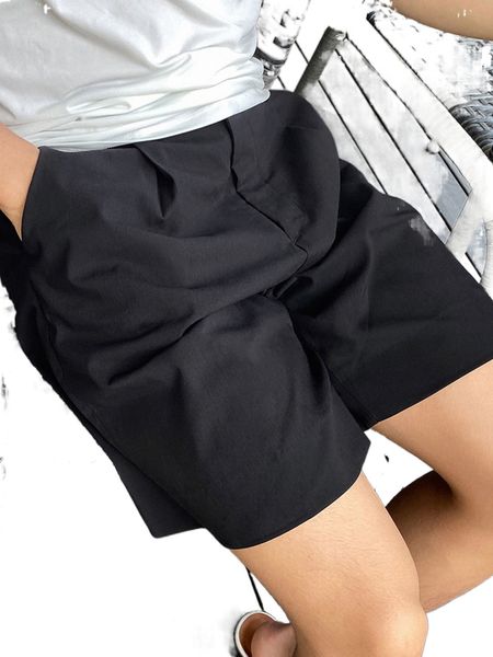 

dazy men slant pockets bermuda shorts 49ih#, White;black