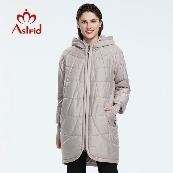 

astrid winter arrival down jacket women outerwear midlength fashion slim style winter coat am2075 201026, Black