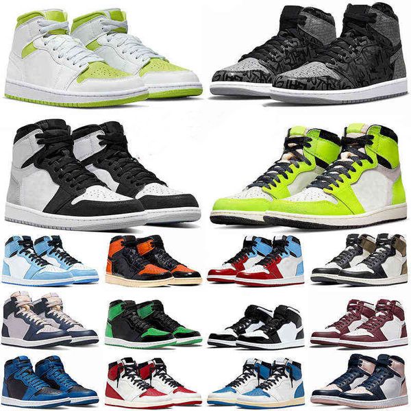 

2022 mens basketball shoes 1 1s high rebellionaire grey fog visionaire taxi bordeaux university blue for men women trainers spor