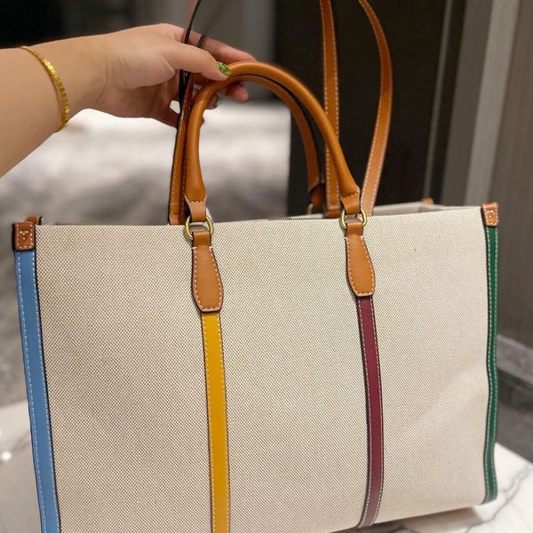 

designer totes bag shopper bags women fashion handle canvas tote bag crossbody shoulder strap beach handbags letter print leather travel bra