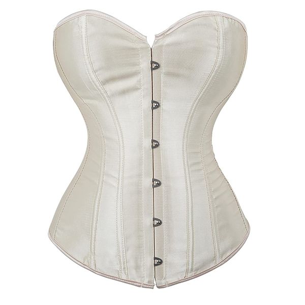 

corsets bustiers for women overbust corset corselet bridal victorian costume plus size corsetto korsett white black 220524