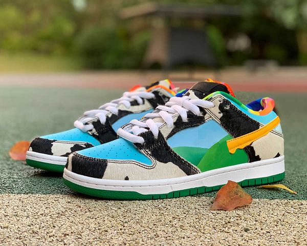 

ben jerry x dk low men women shoes ice cream mens trainers sports sneakers send with box, Black