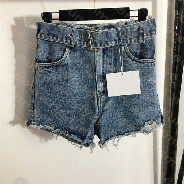 

fashion hole denim shorts designer short jeans with belt summer women casual shorts slim pants zipper fly, White;black